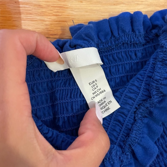 HM Blue crop top! - Picture 2 of 2